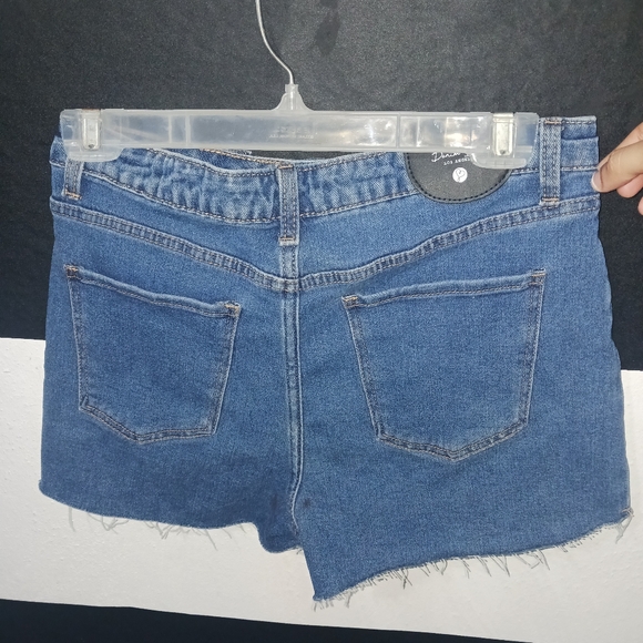 Denim Blvd Women ripped denim blue short - Picture 5 of 10